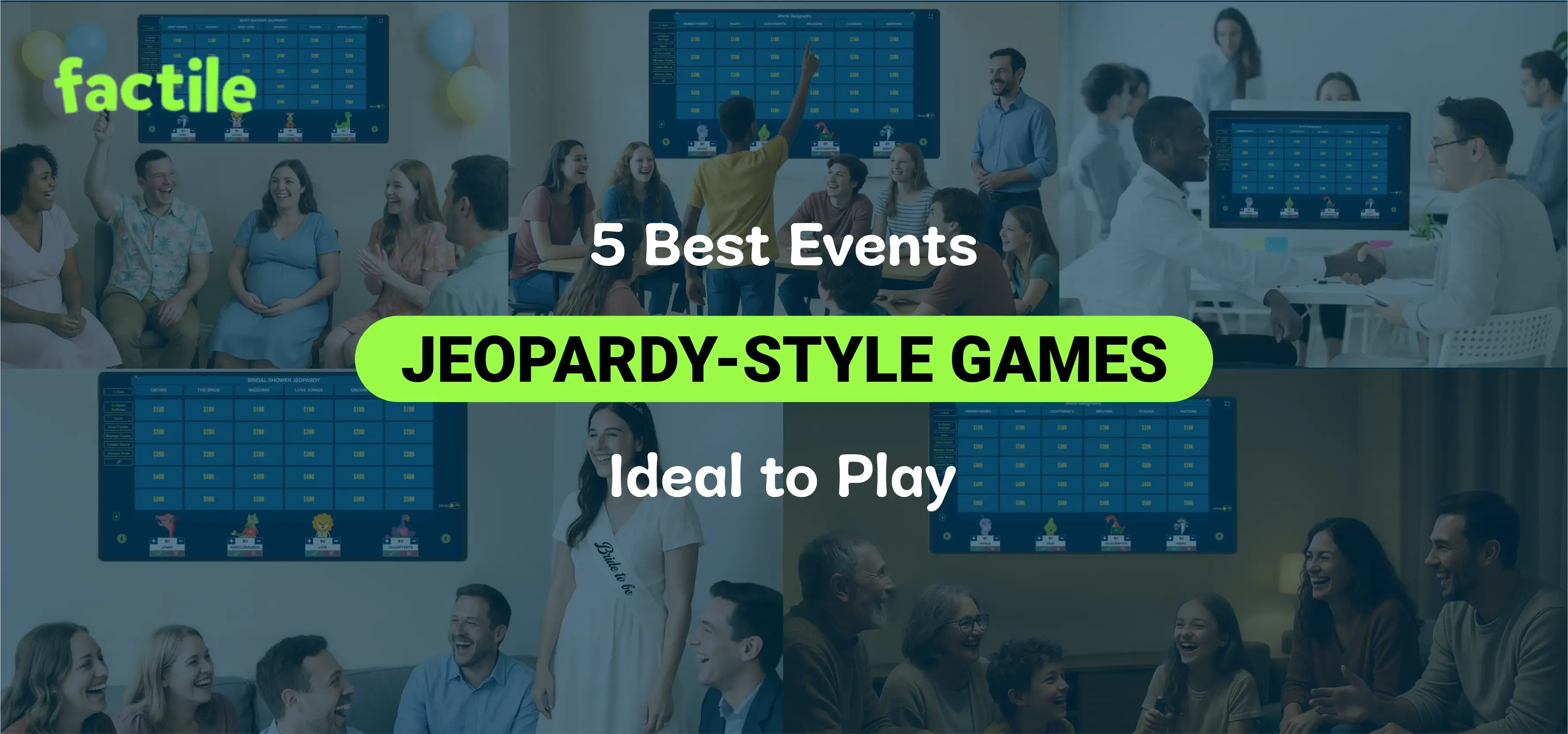 5 Best Events Ideal to Play Jeopardy-Style Games