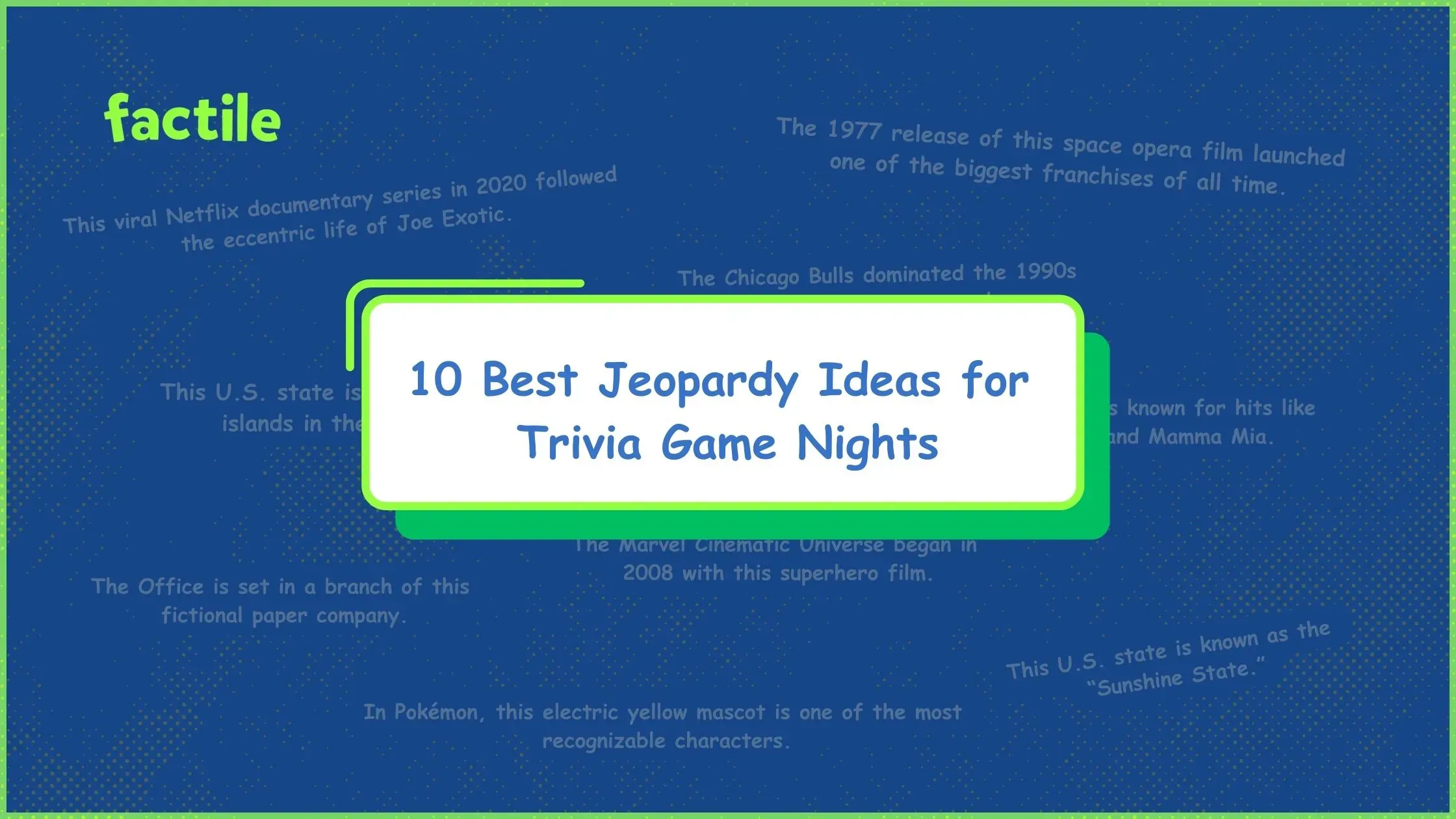 10 Best Jeopardy Ideas for Trivia Game Nights