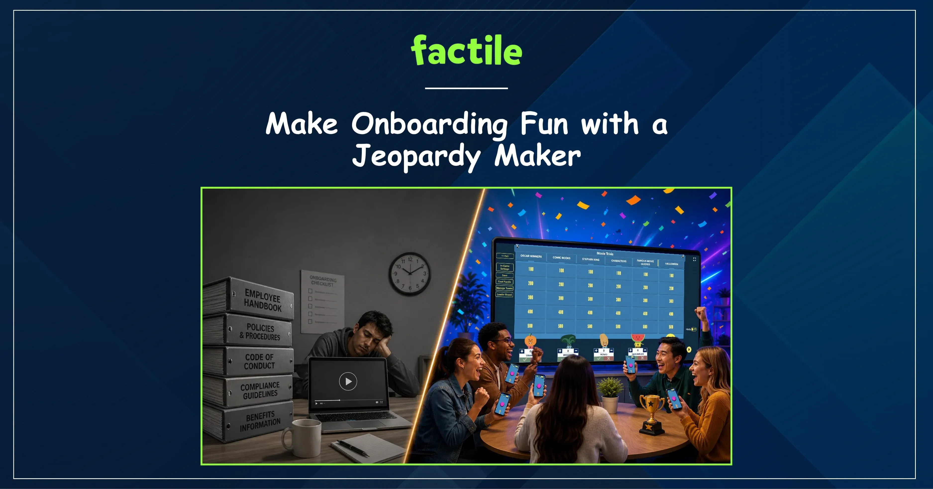 Make Onboarding Fun with a Jeopardy Maker